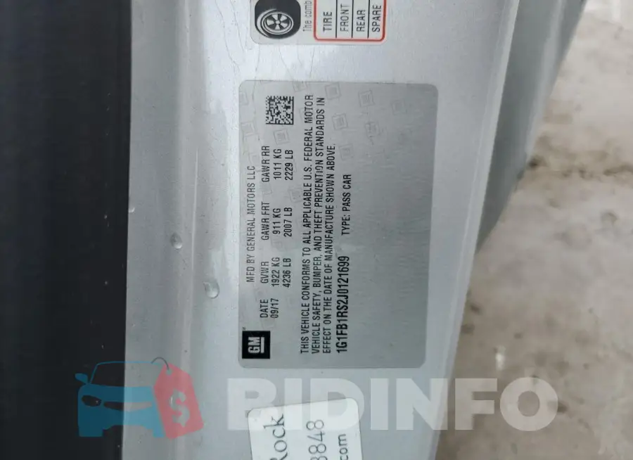 1G1FB1RS2J0121699 Photo# 12