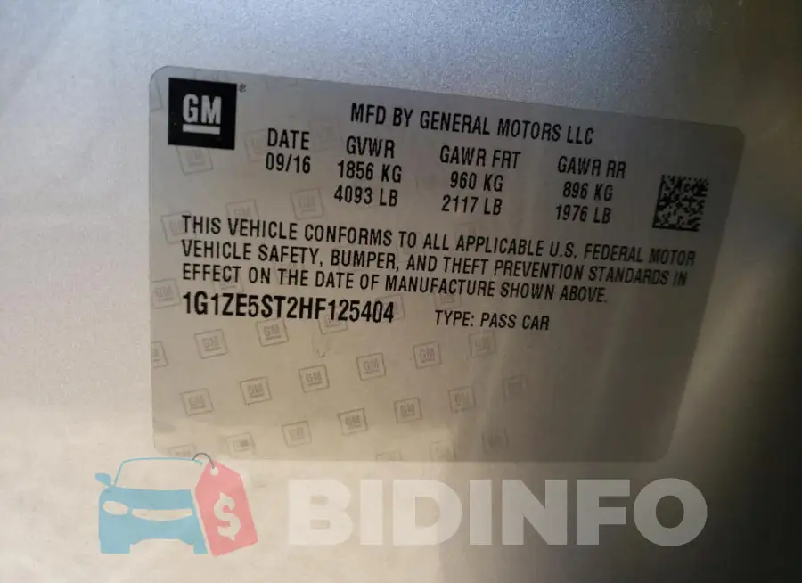 1G1ZE5ST2HF125404 Photo# 12