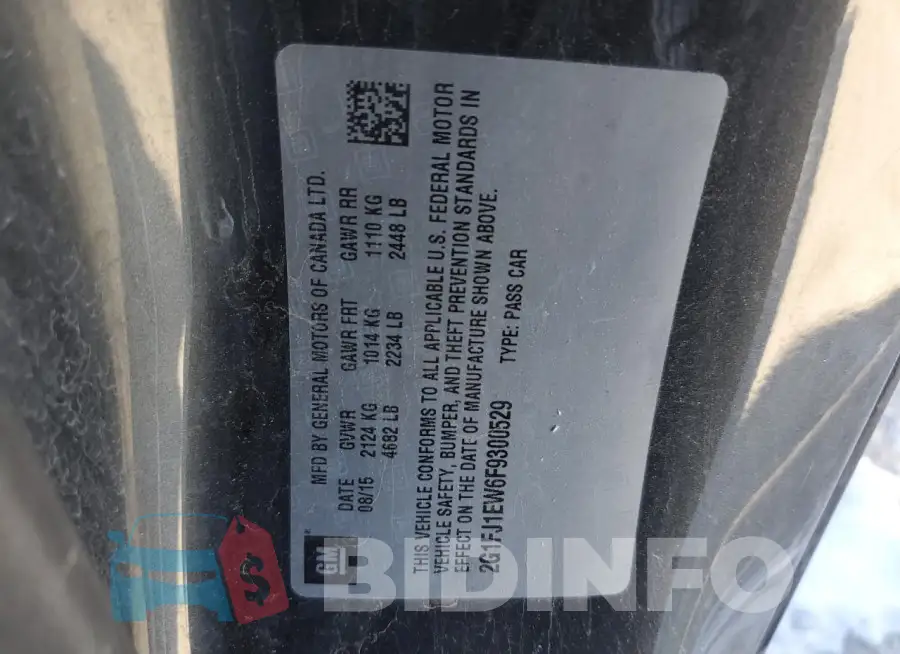2G1FJ1EW6F9300529 Photo# 12