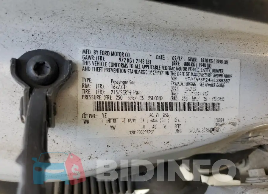1FADP3F24HL285387 Photo# 13