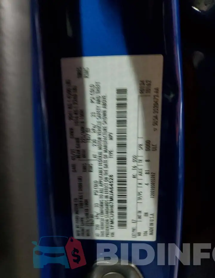 1FMCU9H67MUA64528 Photo# 12