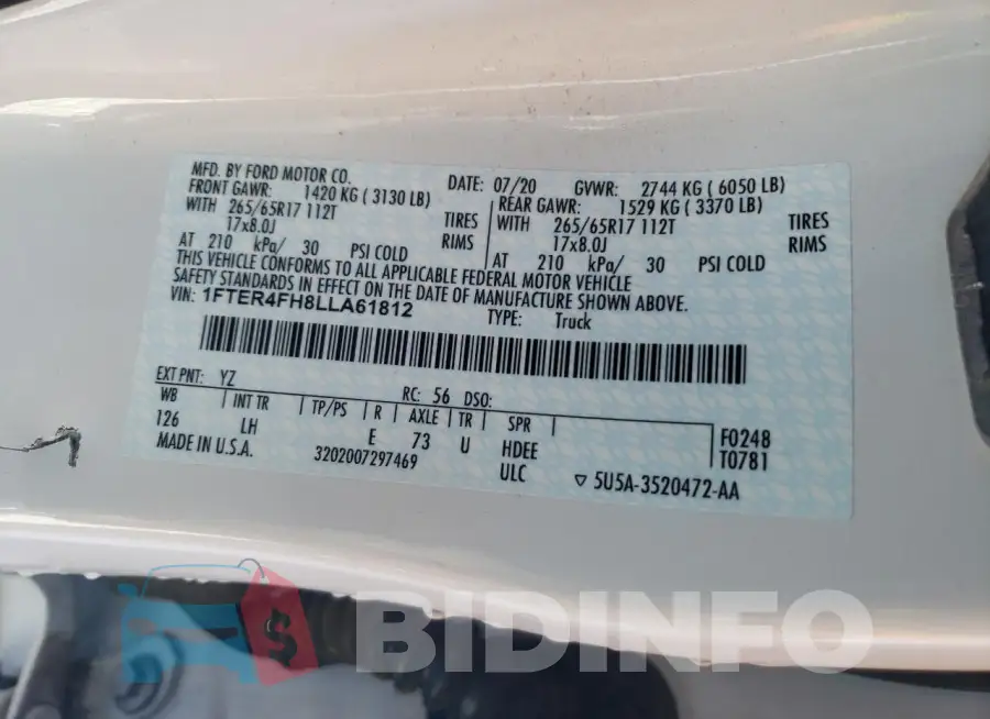 1FTER4FH8LLA61812 Photo# 12