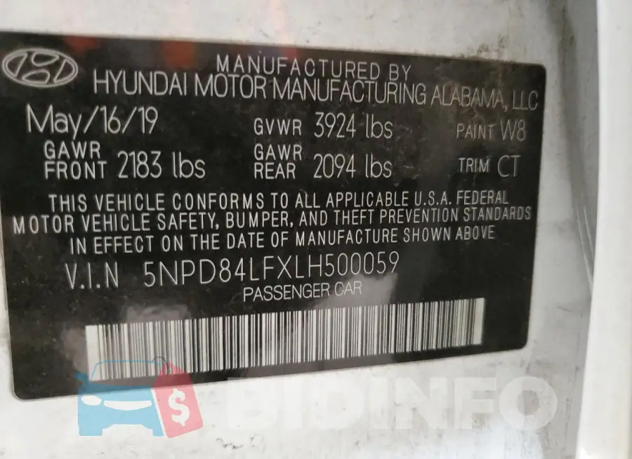 5NPD84LFXLH500059 Photo# 12