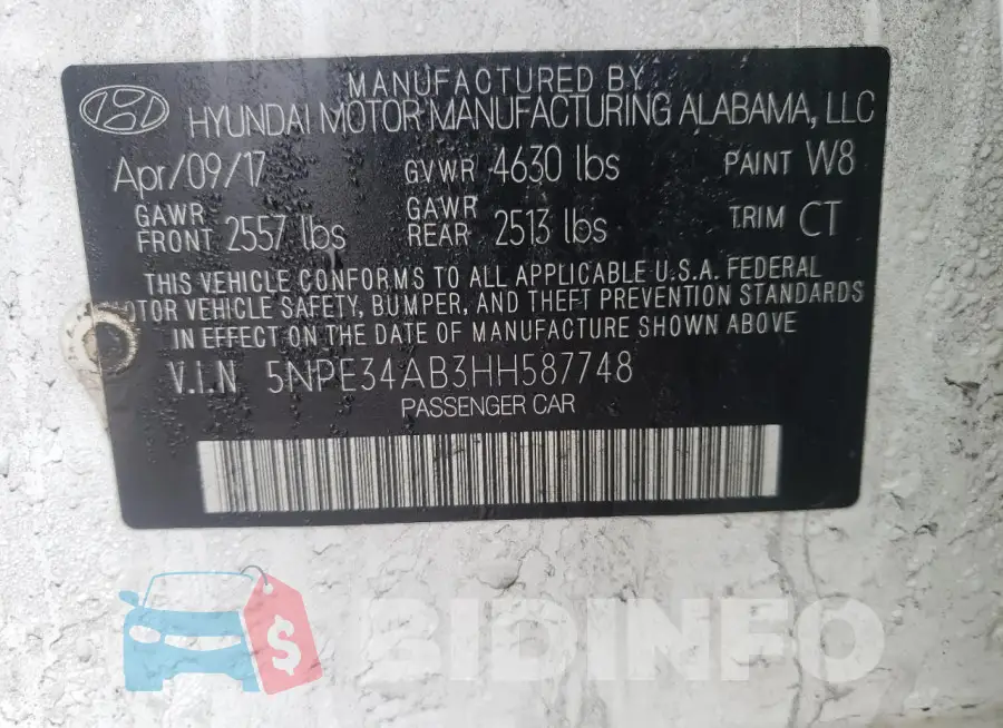 5NPE34AB3HH587748 Photo# 12