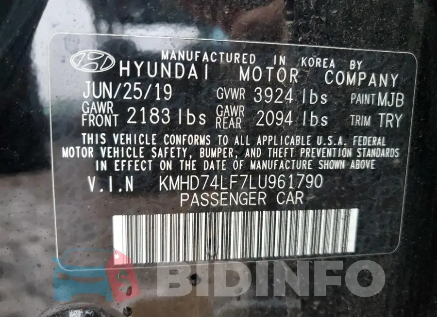 KMHD74LF7LU961790 Photo# 12