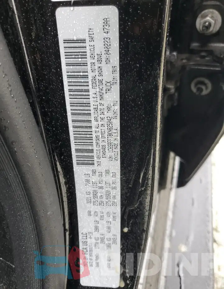 1C6SRFFT8KN825042 Photo# 13