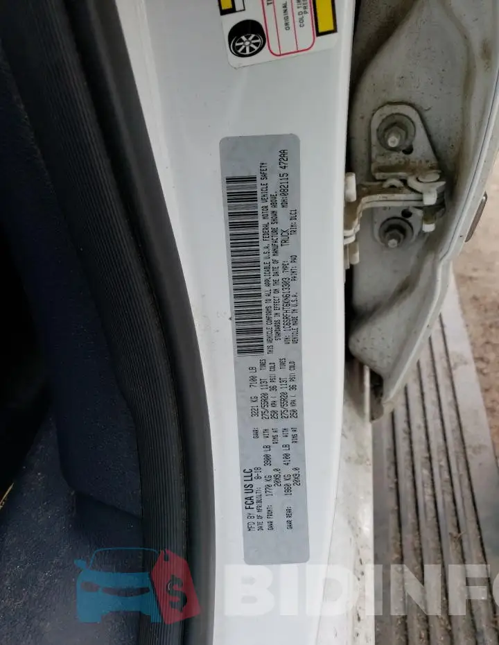 1C6SRFHT6KN613303 Photo# 12
