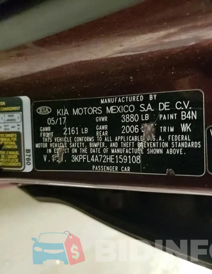 3KPFL4A72HE159108 Photo# 12