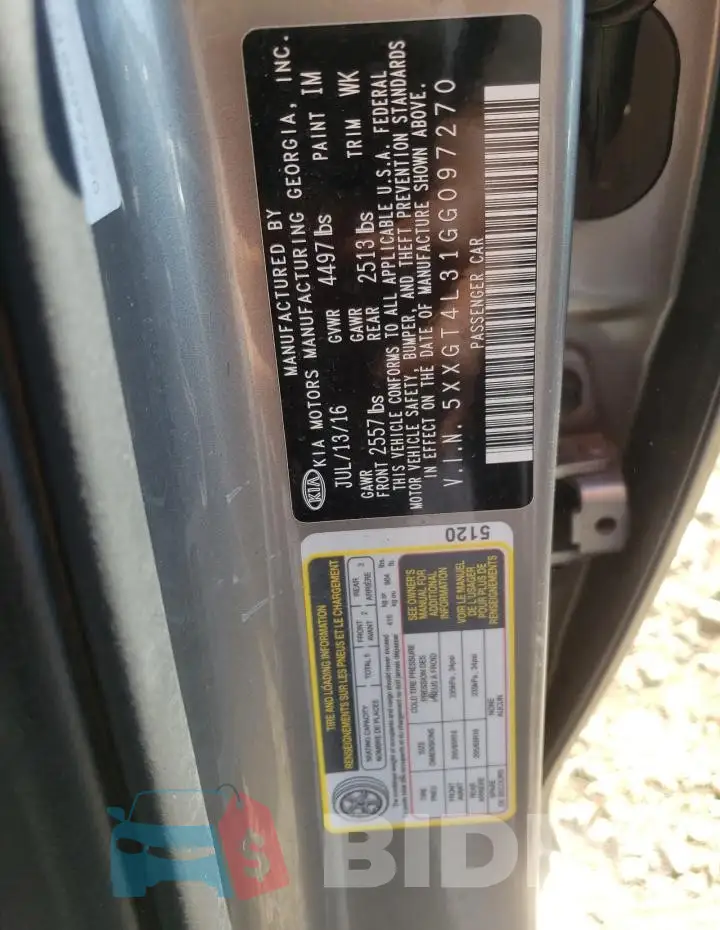 5XXGT4L31GG097270 Photo# 10