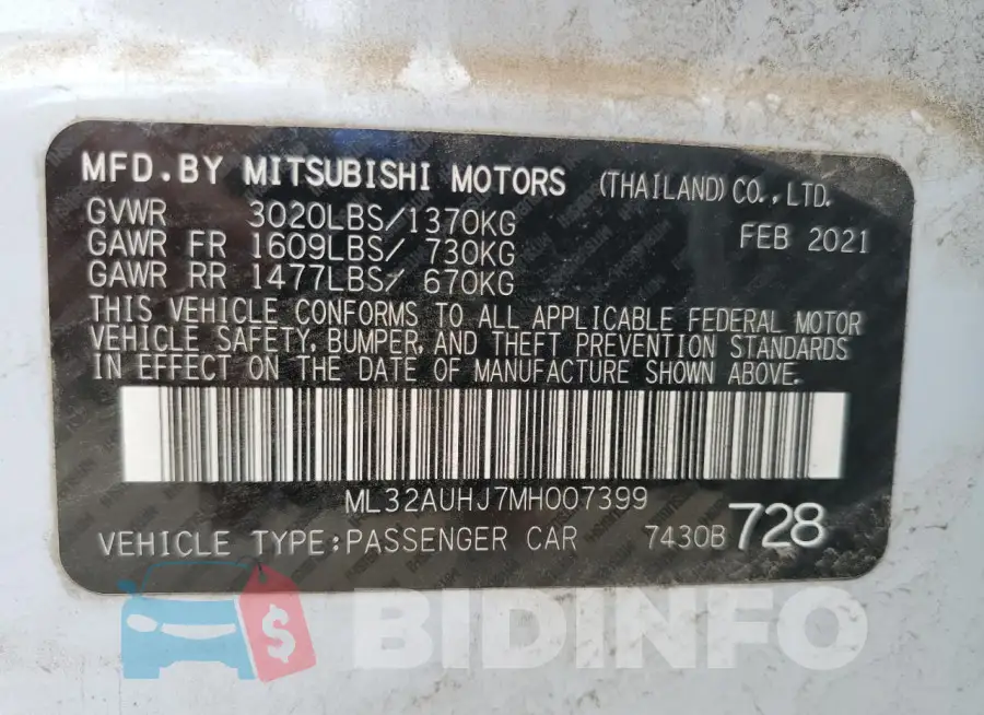 ML32AUHJ7MH007399 Photo# 12