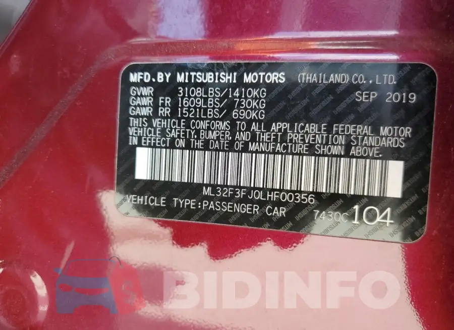 ML32F3FJ0LHF00356 Photo# 12