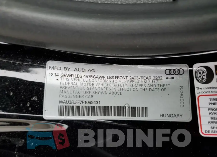 WAU3FLFF7F1089431 Photo# 13