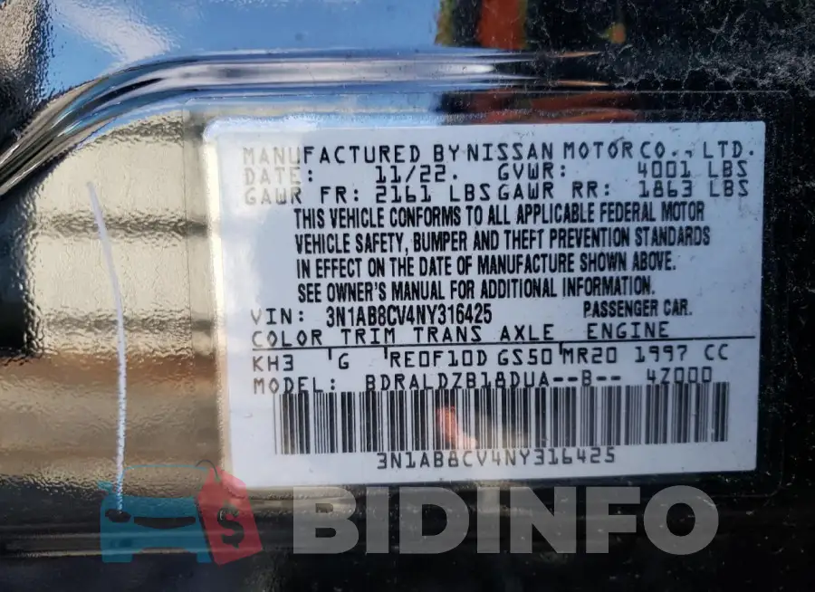 3N1AB8CV4NY316425 Photo# 12