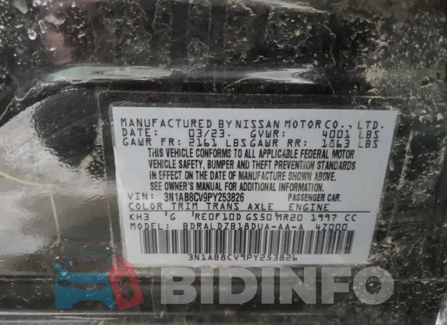 3N1AB8CV9PY253826 Photo# 12