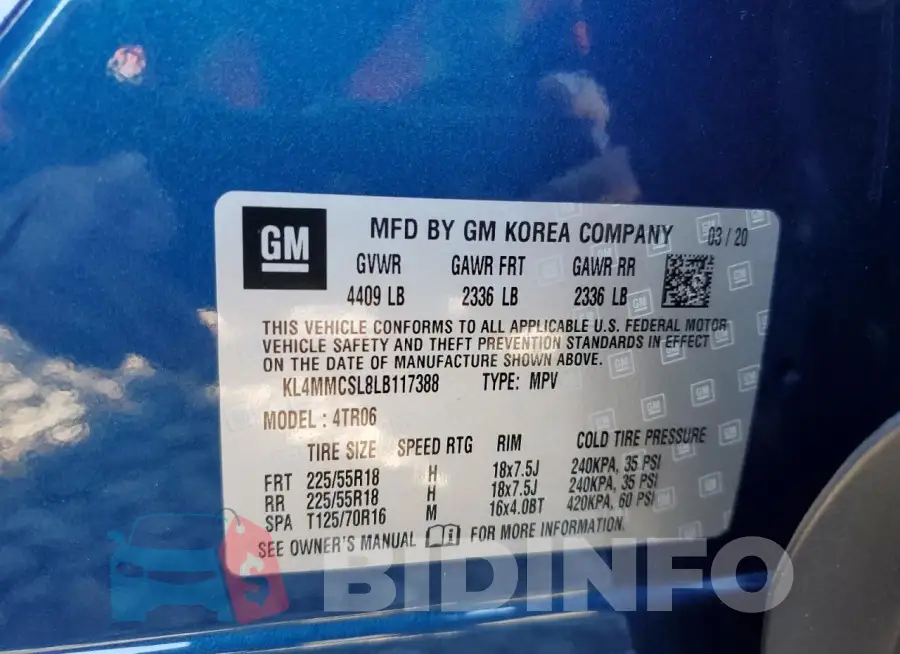 KL4MMCSL8LB117388 Photo# 13