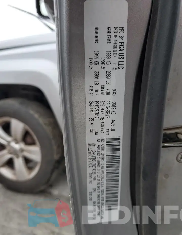 1C4NJPBB1FD274139 Photo# 13