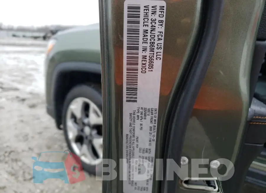 3C4NJDCB6MT566051 Photo# 14