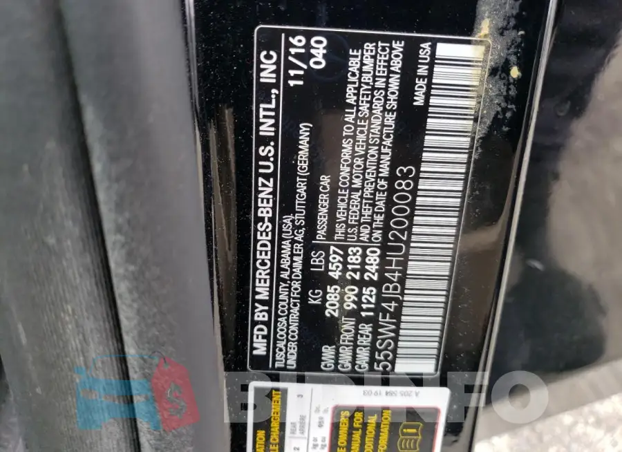 55SWF4JB4HU200083 Photo# 12