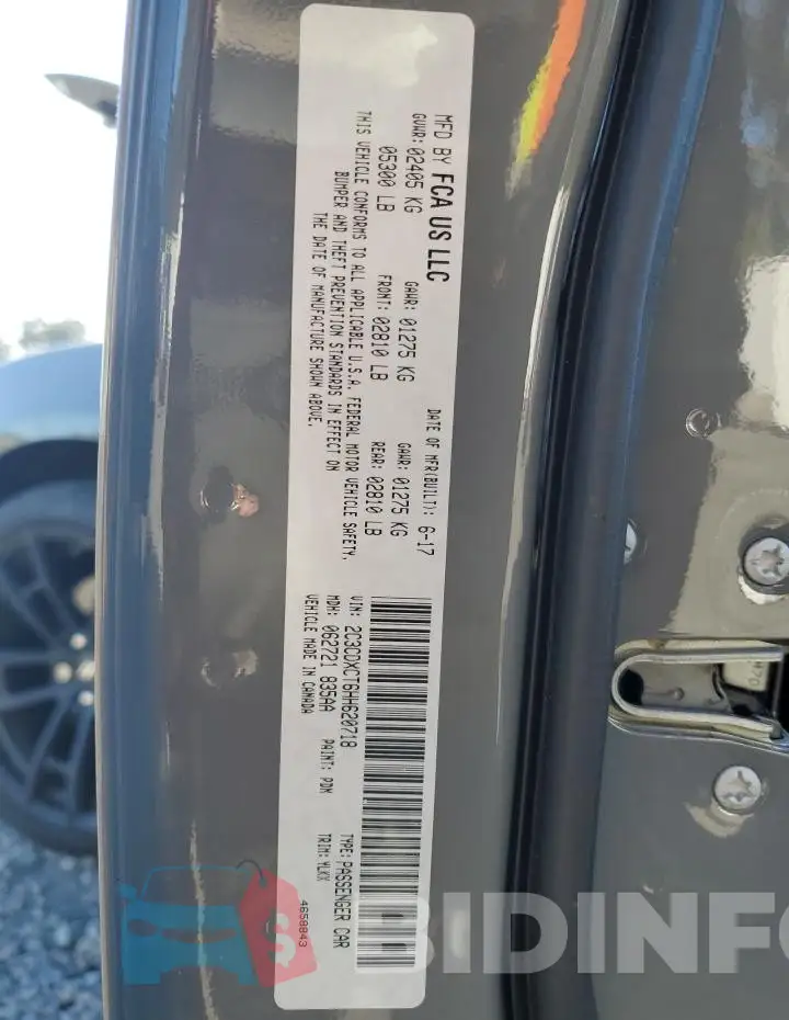2C3CDXCT6HH620718 Photo# 12