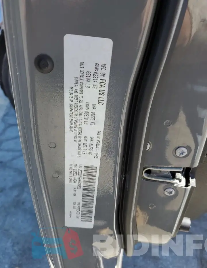 2C3CDXHG3KH634921 Photo# 13