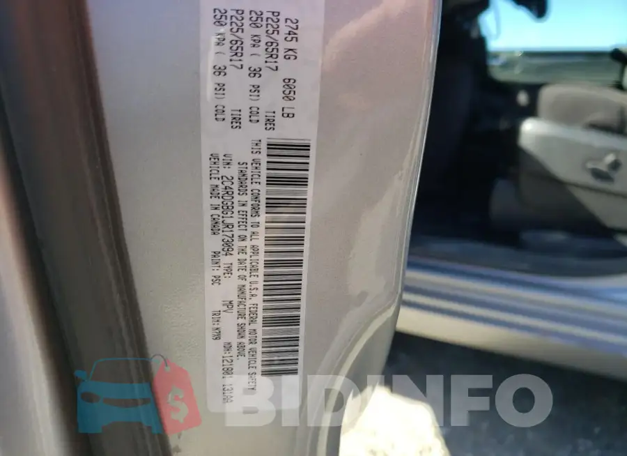 2C4RDGBG1JR173094 Photo# 12