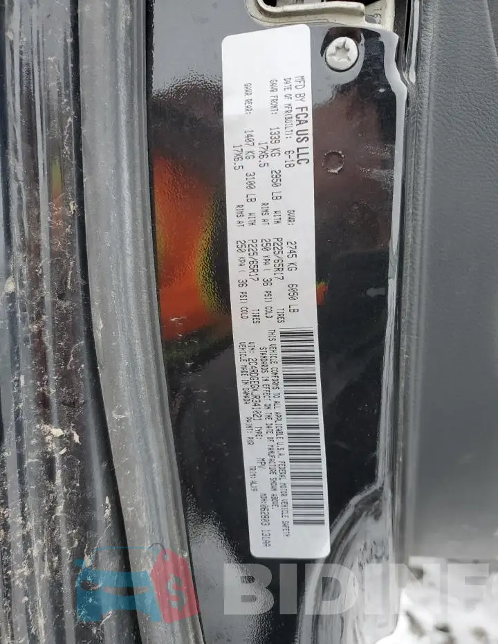 2C4RDGEGXJR341021 Photo# 14