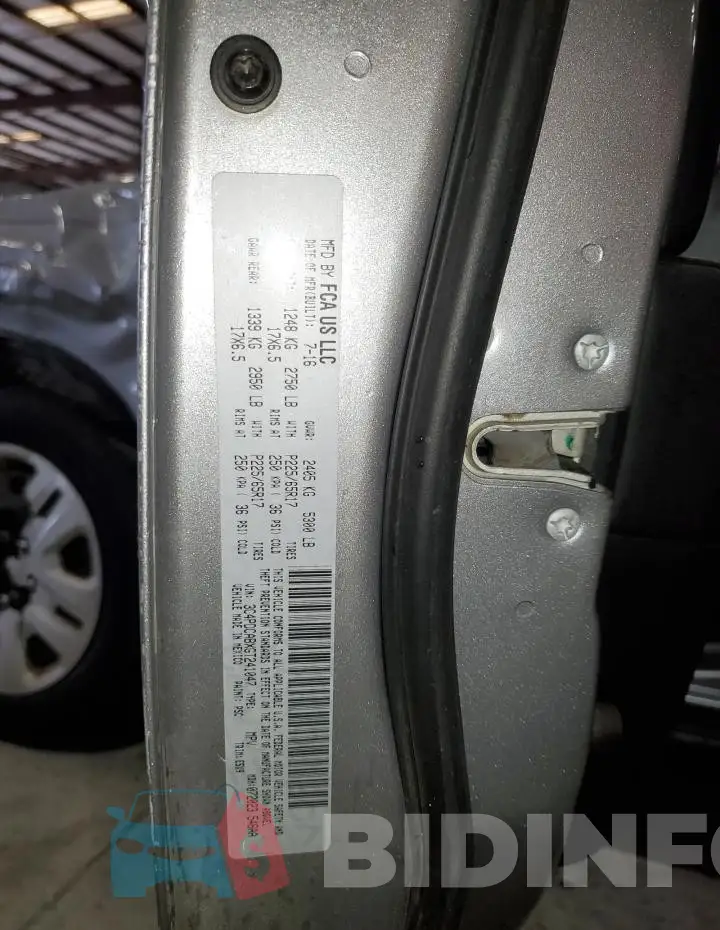 3C4PDCABXGT241047 Photo# 14