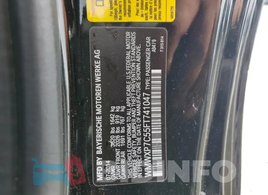 WMWXP7C55FT741047 Photo# 12