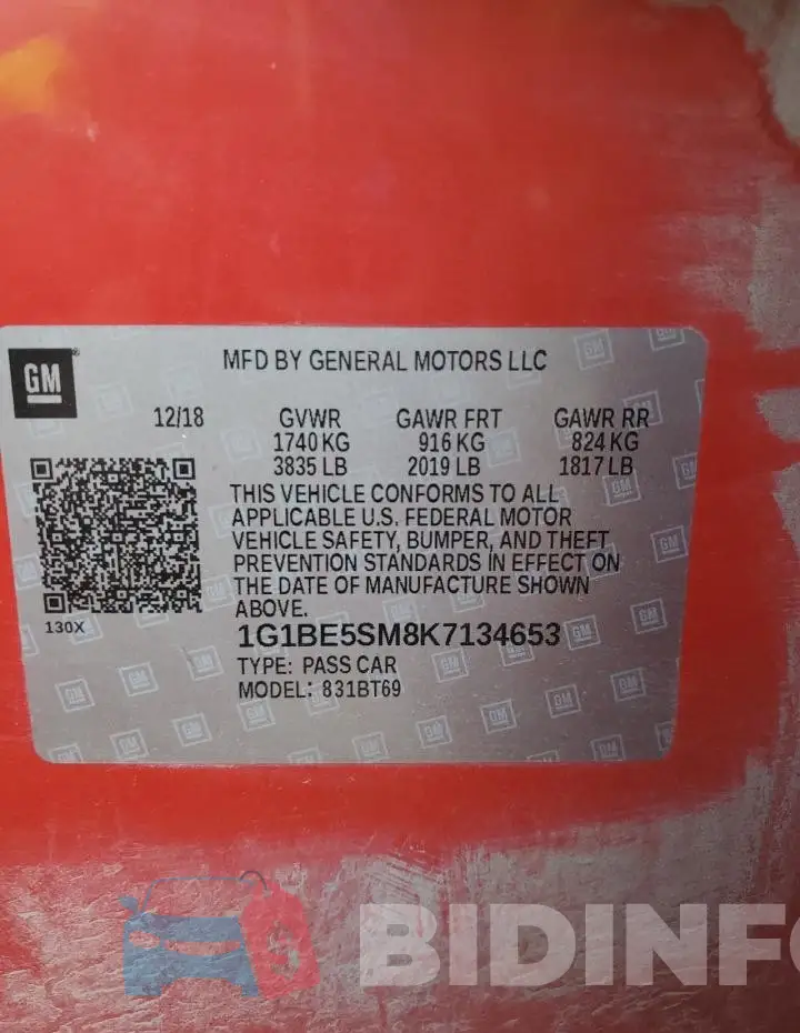 1G1BE5SM8K7134653 Photo# 12