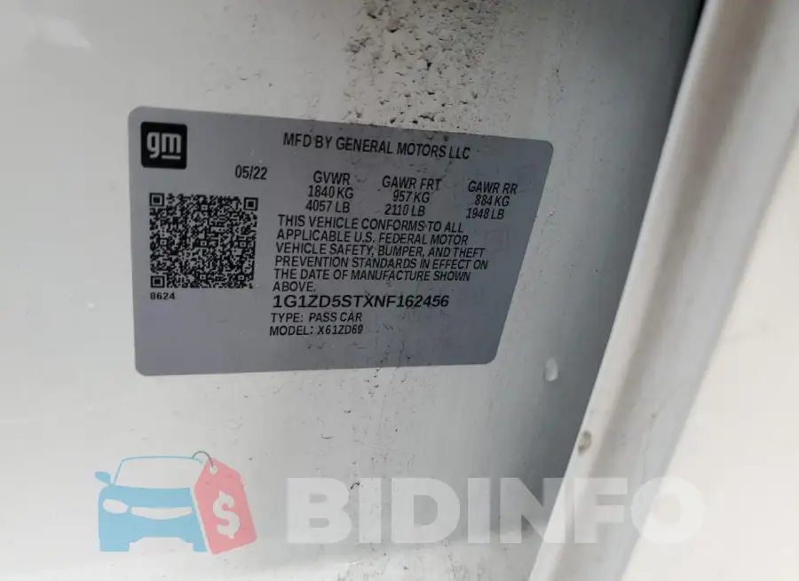 1G1ZD5STXNF162456 Photo# 12
