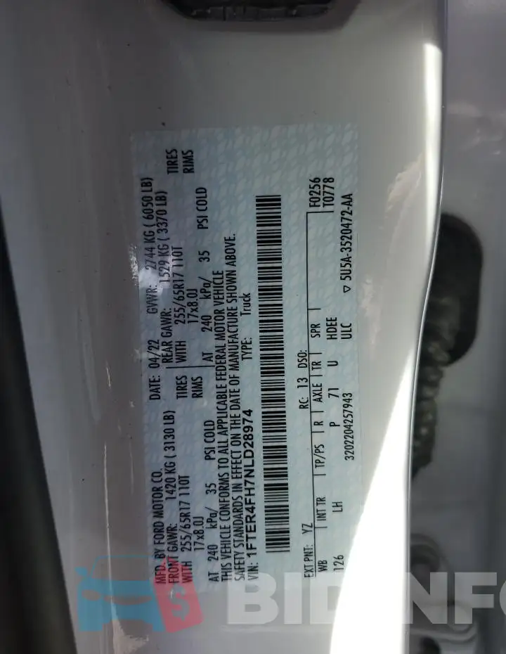 1FTER4FH7NLD28974 Photo# 12