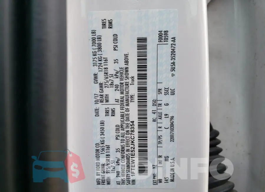 1FTEW1E52JKC78354 Photo# 12