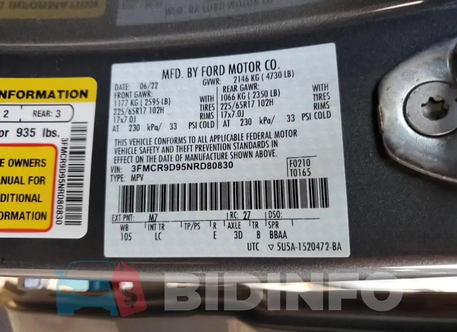 3FMCR9D95NRD80830 Photo# 12