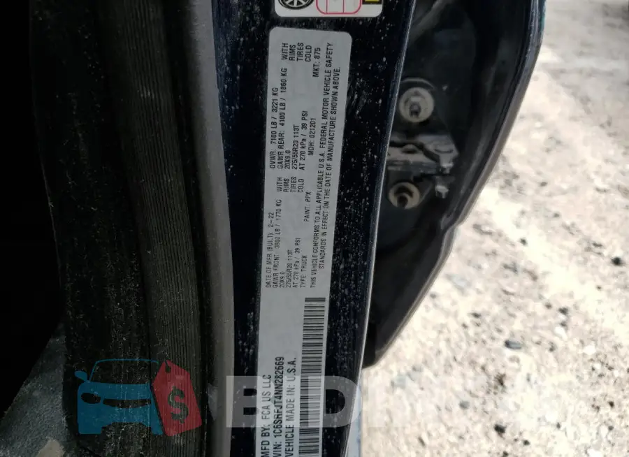 1C6SRFJT4NN282669 Photo# 12