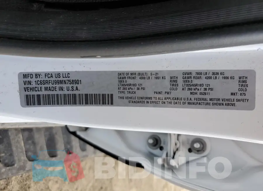 1C6SRFU99MN758901 Photo# 12