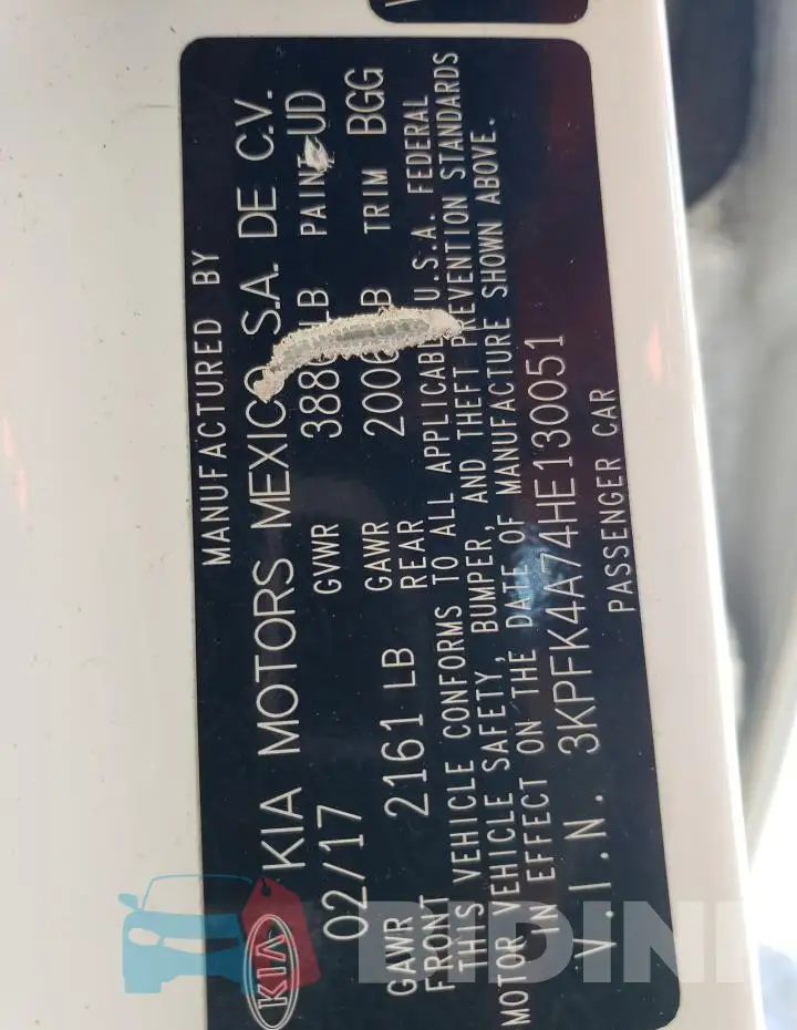 3KPFK4A74HE130051 Photo# 12