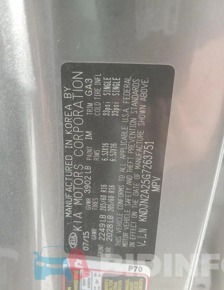 KNDJN2A25G7263751 Photo# 12