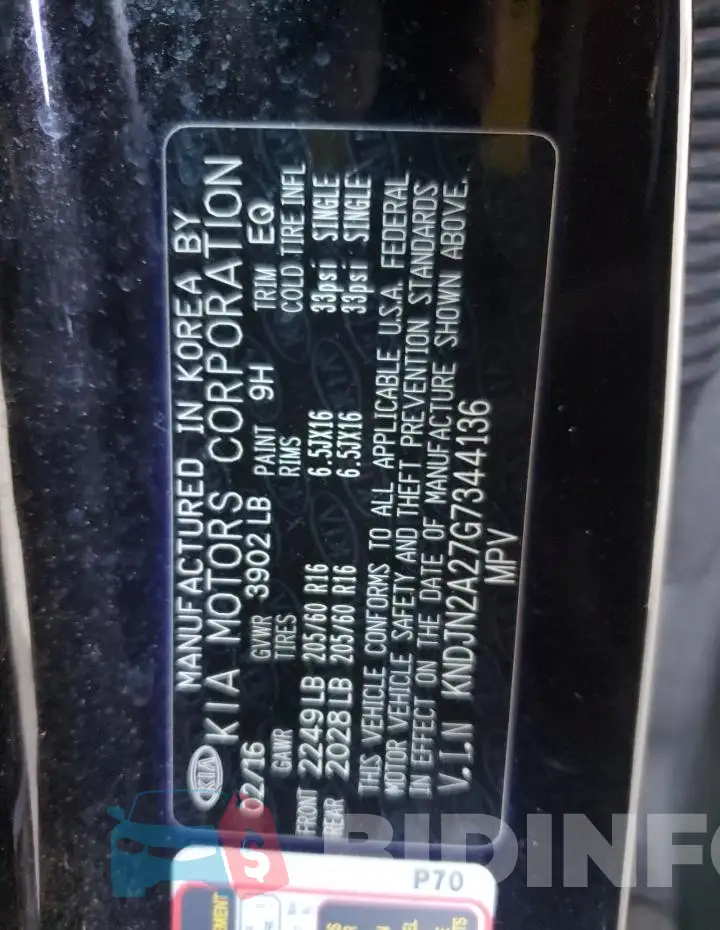 KNDJN2A27G7344136 Photo# 13
