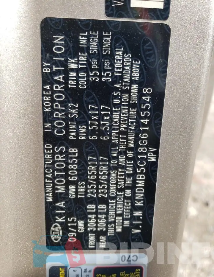 KNDMB5C18G6145548 Photo# 13
