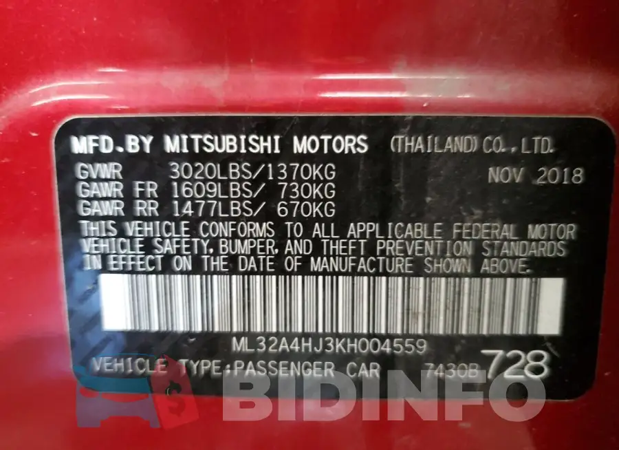 ML32A4HJ3KH004559 Photo# 12