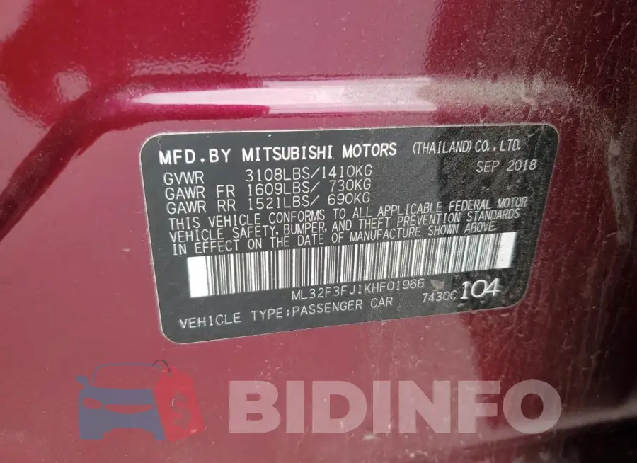 ML32F3FJ1KHF01966 Photo# 13