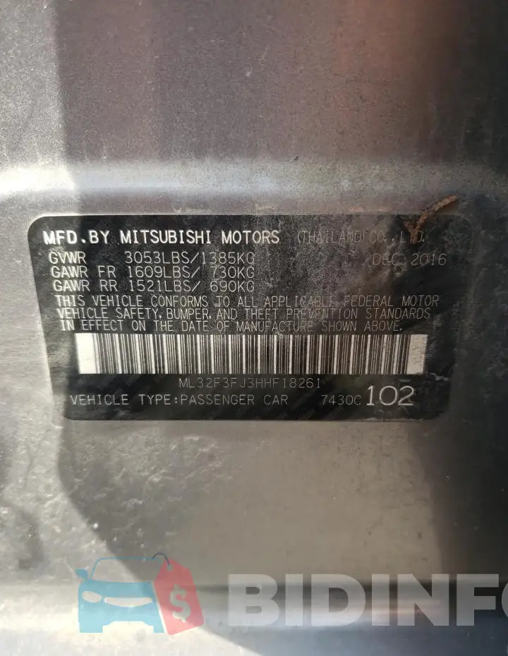 ML32F3FJ3HHF18261 Photo# 12