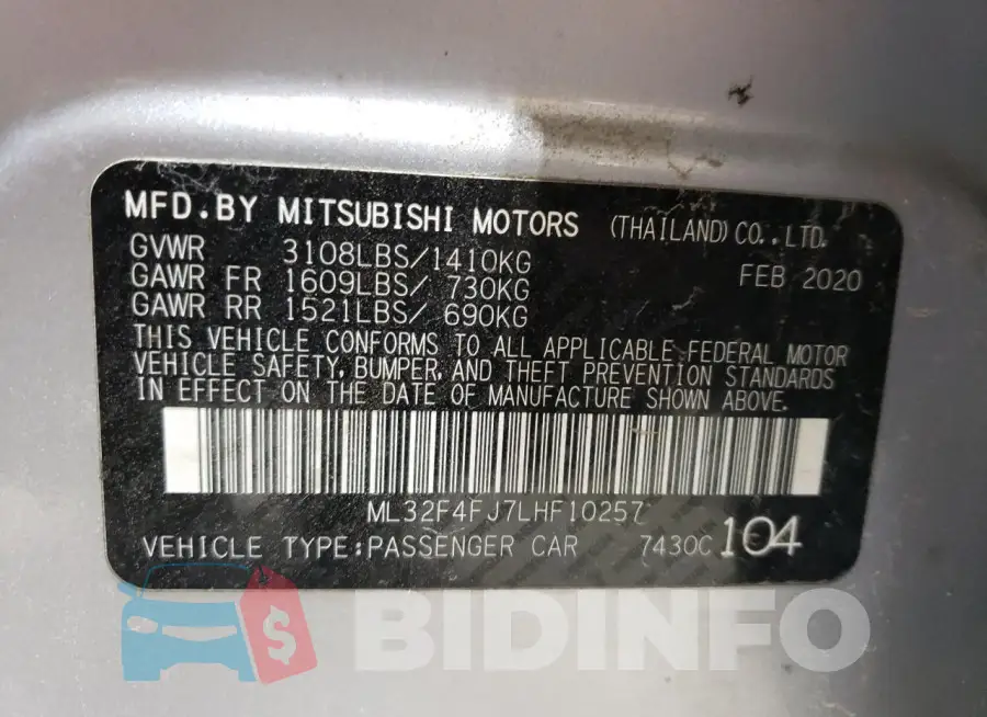 ML32F4FJ7LHF10257 Photo# 12