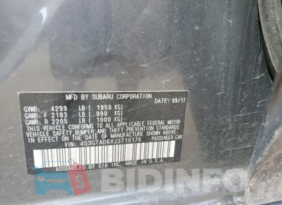 4S3GTAD6XJ3710176 Photo# 13
