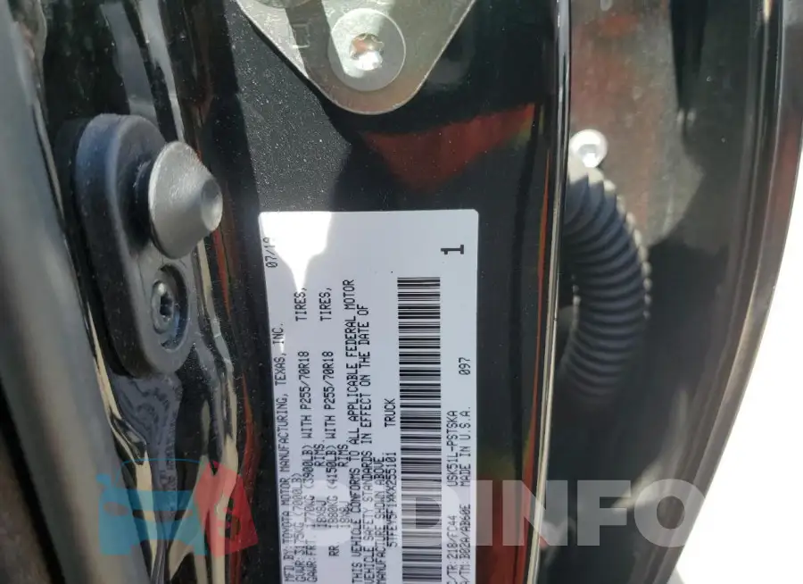 5TFEY5F1XKX255101 Photo# 12