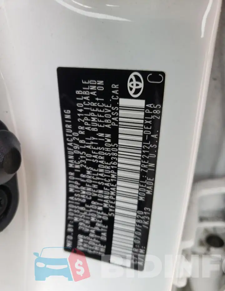 5YFEPMAE1MP163805 Photo# 12