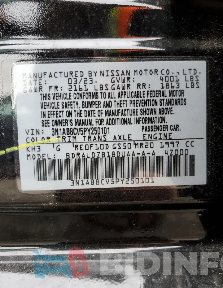 3N1AB8CV5PY250101 Photo# 12