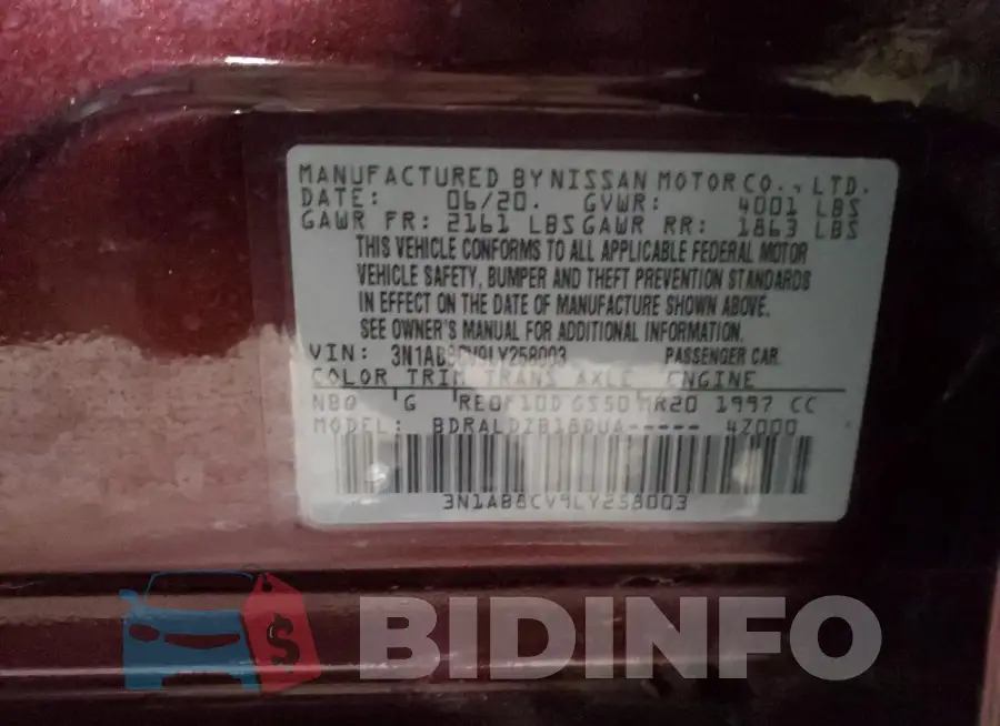 3N1AB8CV9LY258003 Photo# 12