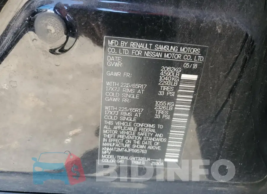KNMAT2MT4JP595763 Photo# 14