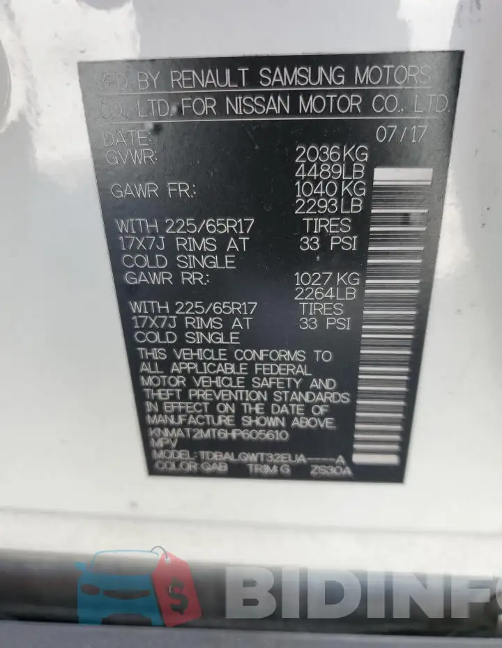 KNMAT2MT6HP605610 Photo# 13
